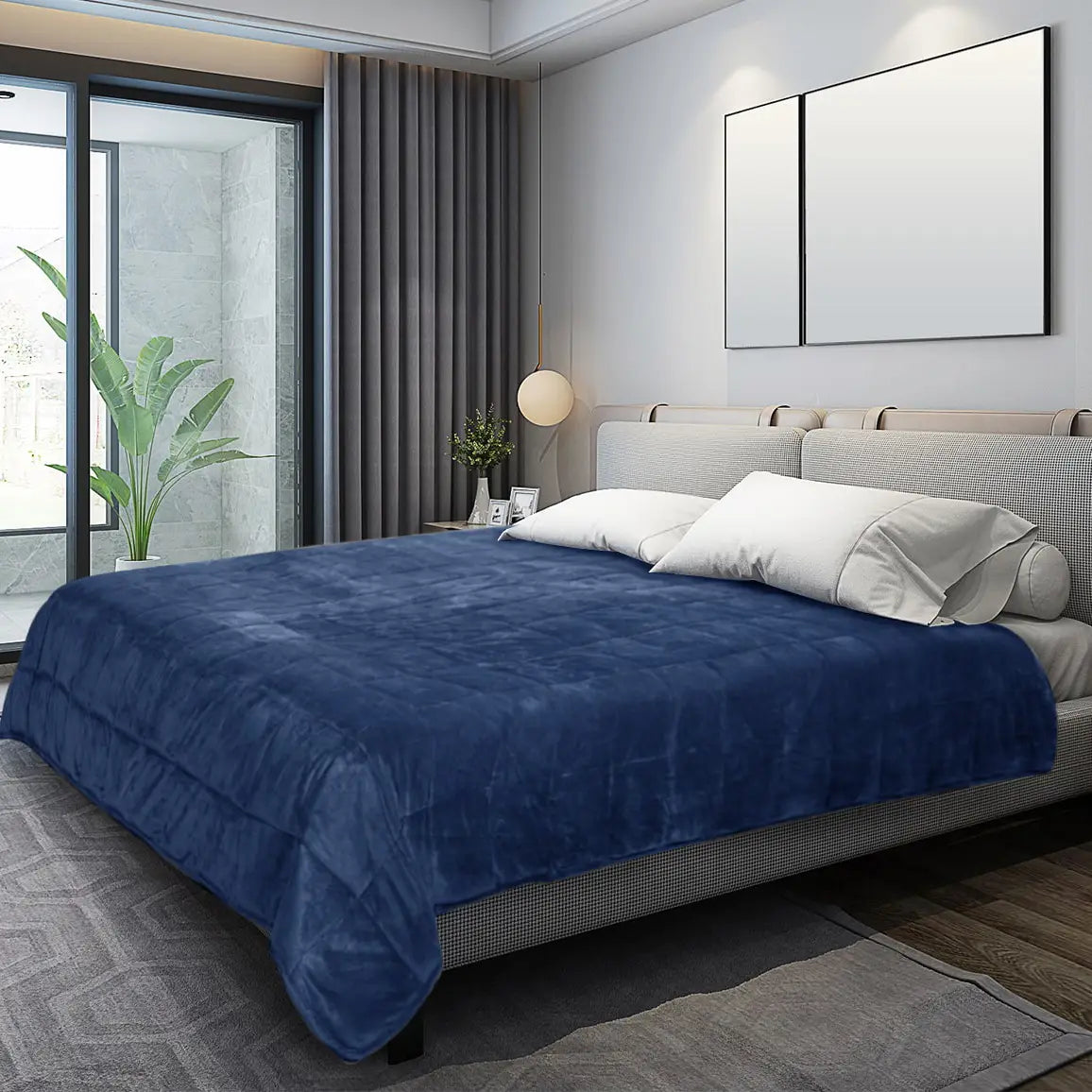 Couverture Lestée Bleue: Retrouvez un Sommeil Réparateur