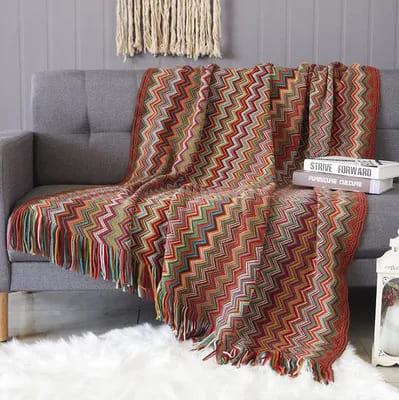 Plaid de style Ethnique : Une Invitation au Voyage et au Confort