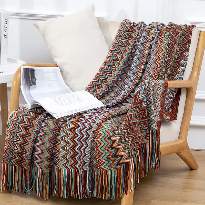 Plaid de style Ethnique : Une Invitation au Voyage et au Confort
