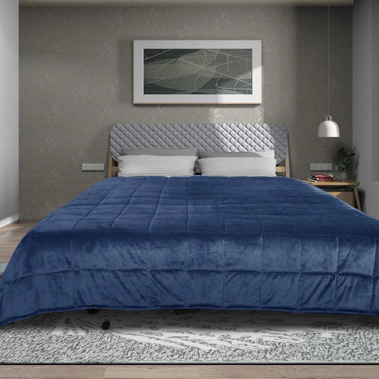 Couverture Lestée Bleue: Retrouvez un Sommeil Réparateur