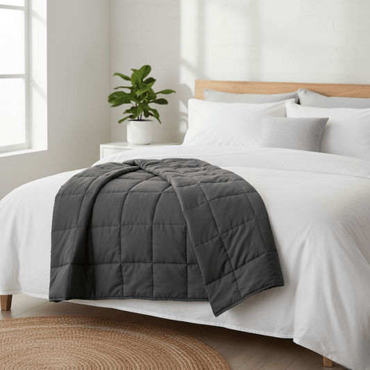 Couverture lestée douce et apaisante: Confort absolu, Sommeil Réparateur