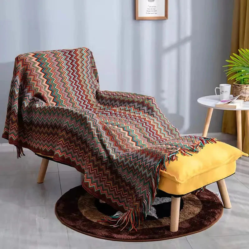 Plaid de style Ethnique : Une Invitation au Voyage et au Confort