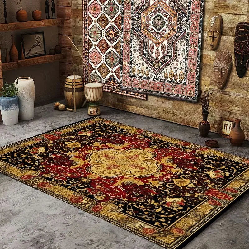 Tapis Persan en Flanelle Prémium : Confort et Design pour Subtiliser Votre Maison