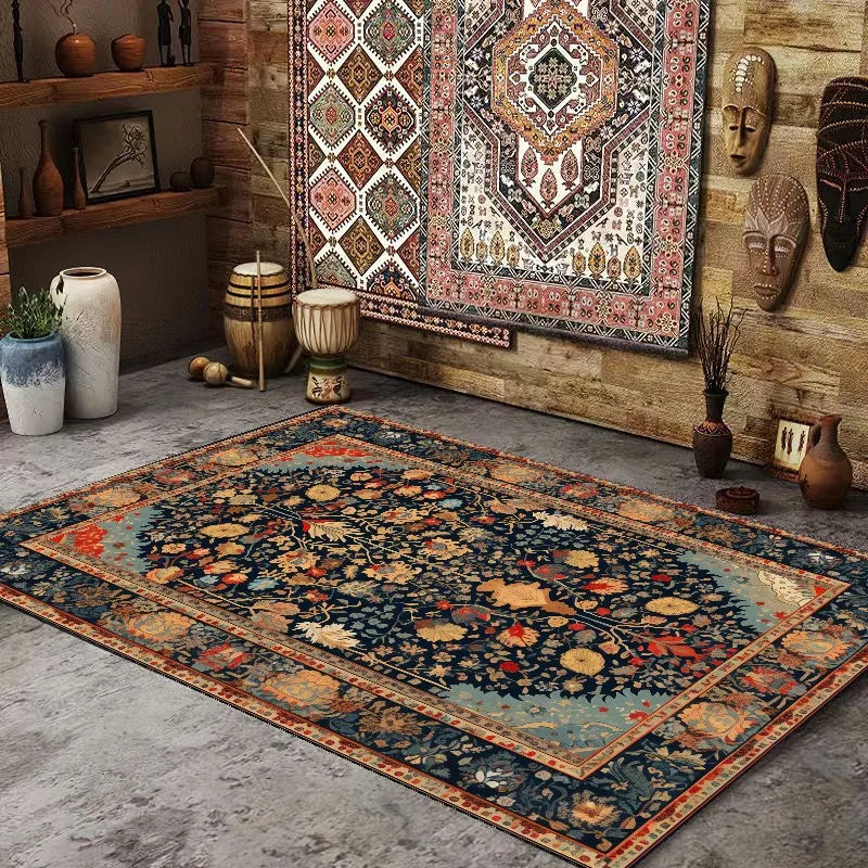 Tapis Persan en Flanelle Prémium : Confort et Design pour Subtiliser Votre Maison