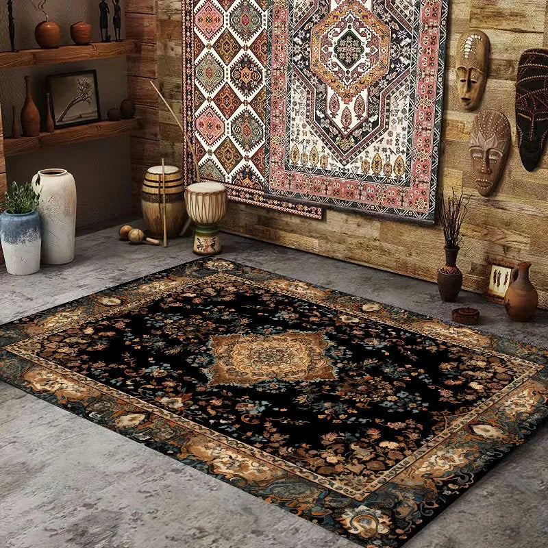 Tapis Persan en Flanelle Prémium : Confort et Design pour Subtiliser Votre Maison