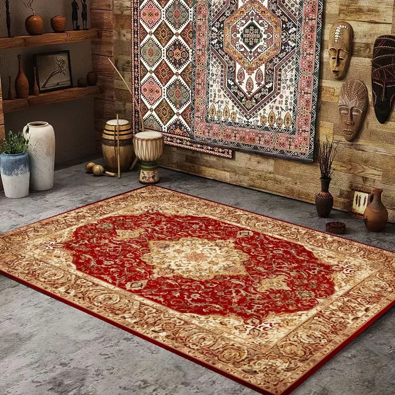 Tapis Persan en Flanelle Prémium : Confort et Design pour Subtiliser Votre Maison
